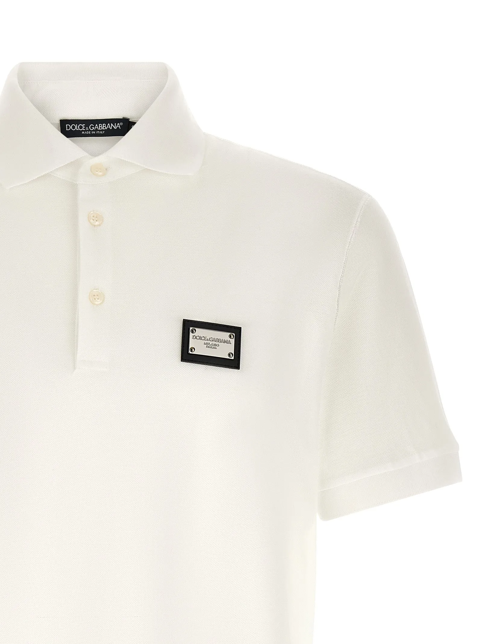 Logo Plate Shirt Polo White sold by Wanan Luxury product image thumbnail 3