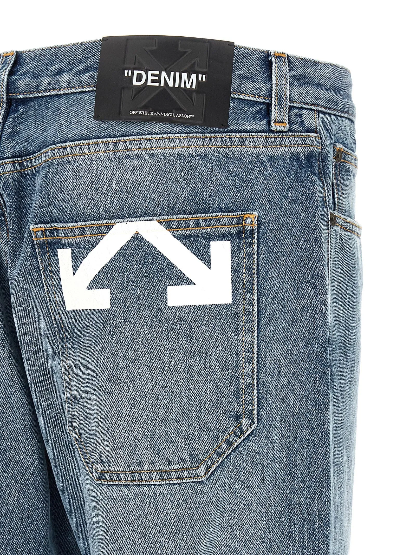 Half Arrow Jeans Light Blue sold by Wanan Luxury product image thumbnail 4