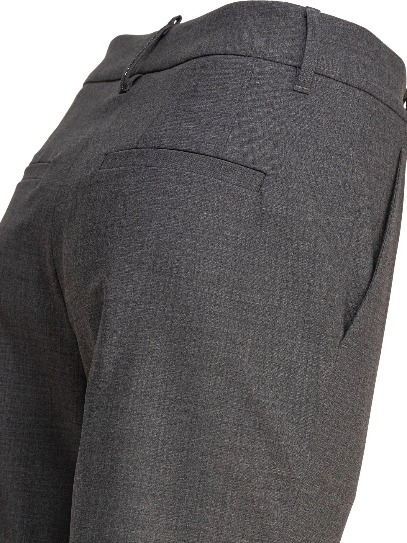 Wool Pants Trousers Grey sold by Wanan Luxury product image thumbnail 4