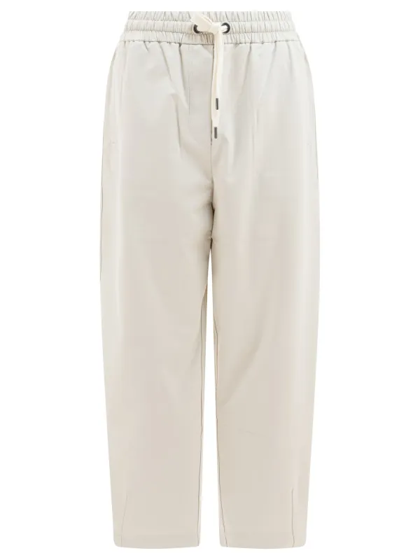 Track Trousers White made by Brunello Cucinelli