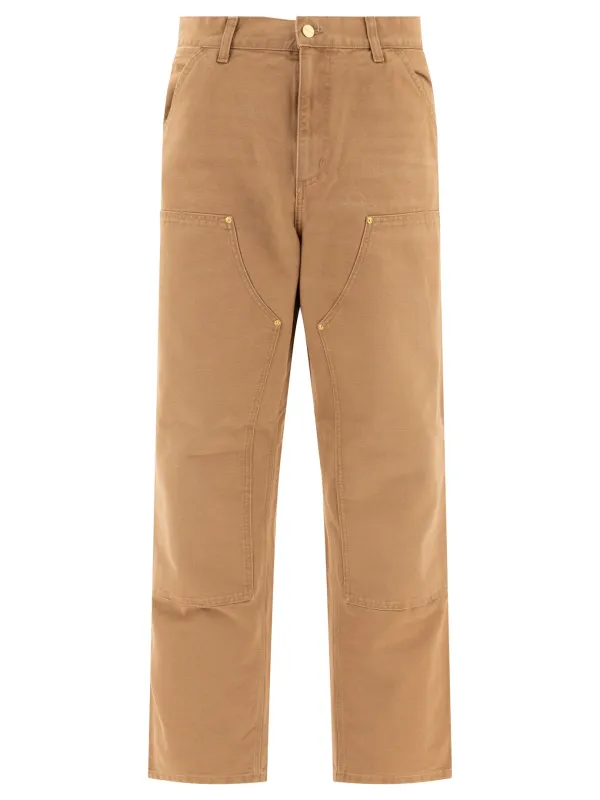 Double Knee Trousers Beige sold by Wanan Luxury