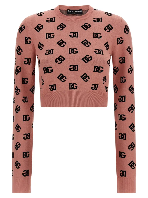 Dg Jersey Sweaters And Cardigans Pink sold by Wanan Luxury