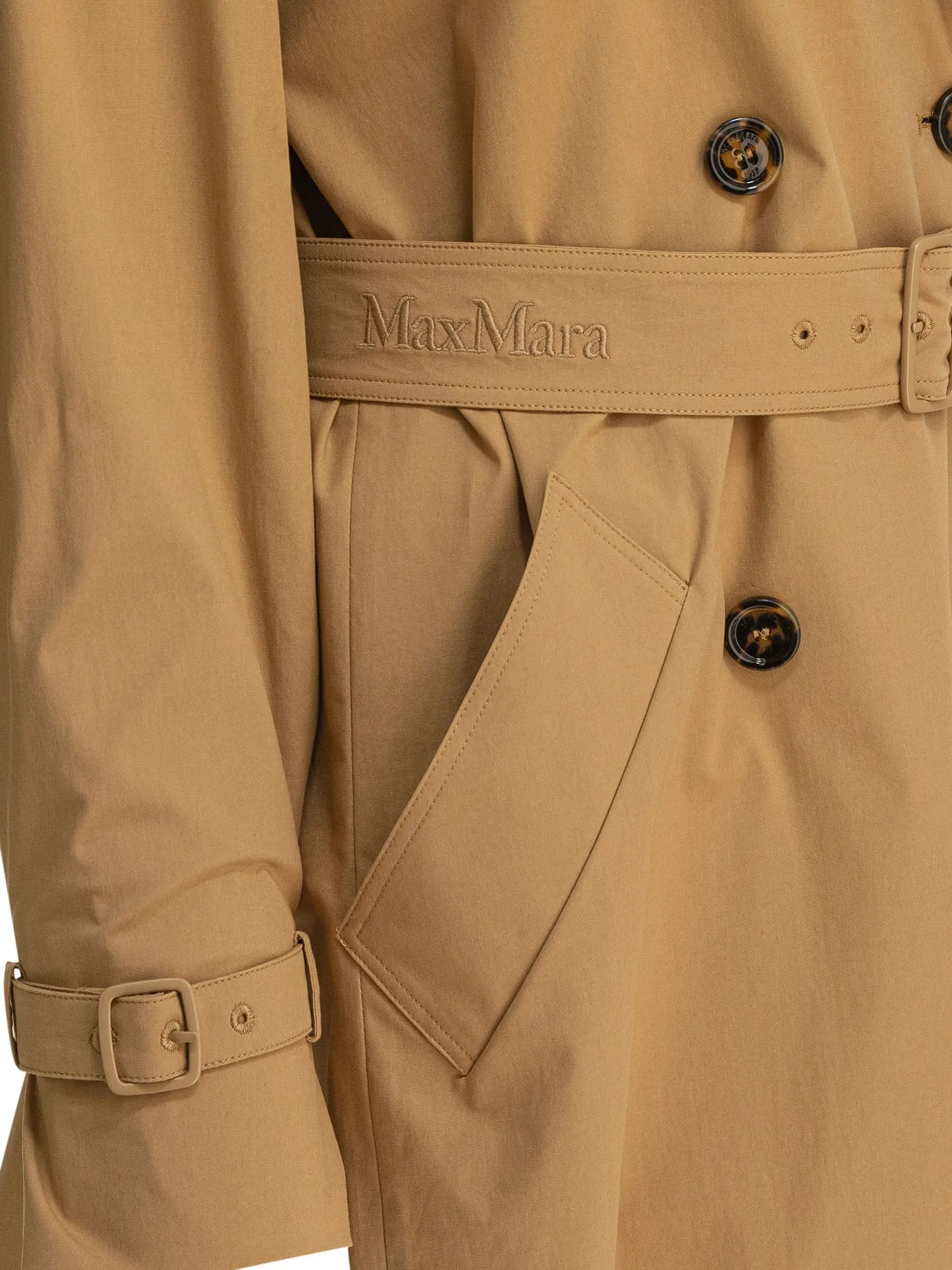 Cotton Canvas Raincoat Jackets And Coats Beige sold by Wanan Luxury product image thumbnail 4