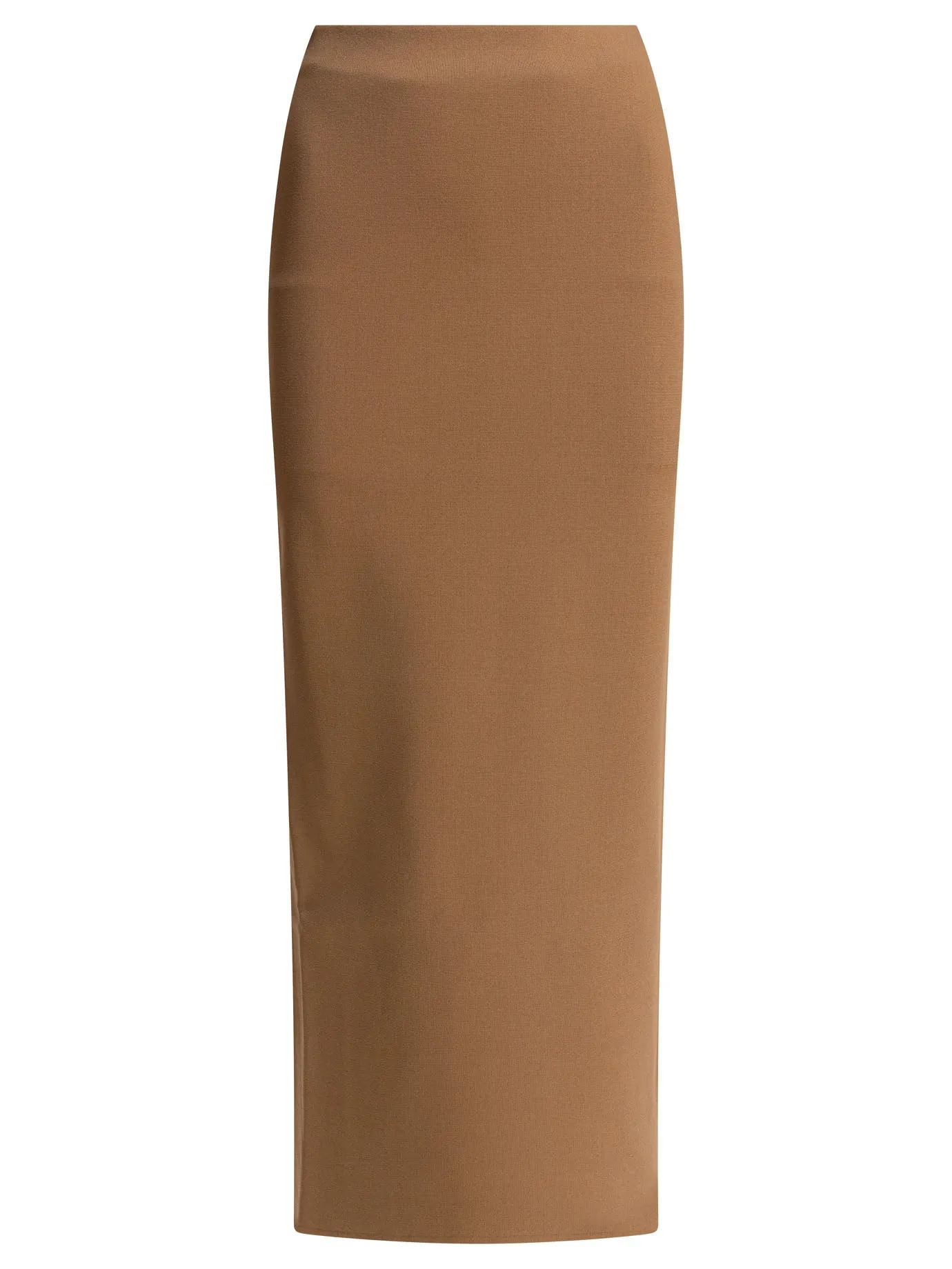 Viscose Crepe Skirt Skirts Brown sold by Wanan Luxury
