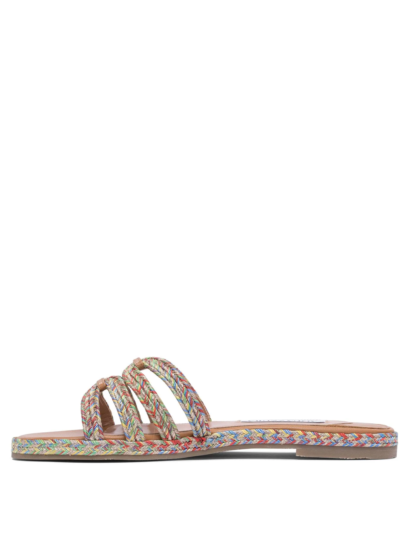Leather With Viscose Details Sandals Beige sold by Wanan Luxury product image thumbnail 3