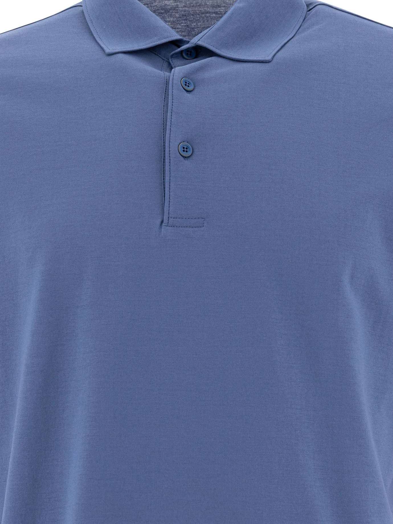 Cotton Short-Sleeved Polo Shirt Polo Shirts Light Blue sold by Wanan Luxury product image thumbnail 3