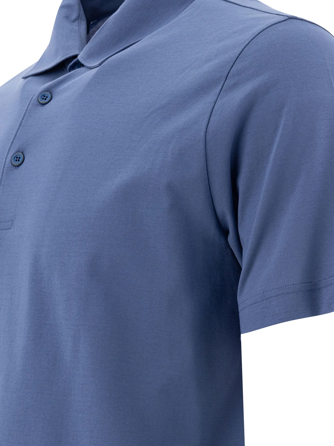 Cotton Short-Sleeved Polo Shirt Polo Shirts Light Blue sold by Wanan Luxury product image thumbnail 4