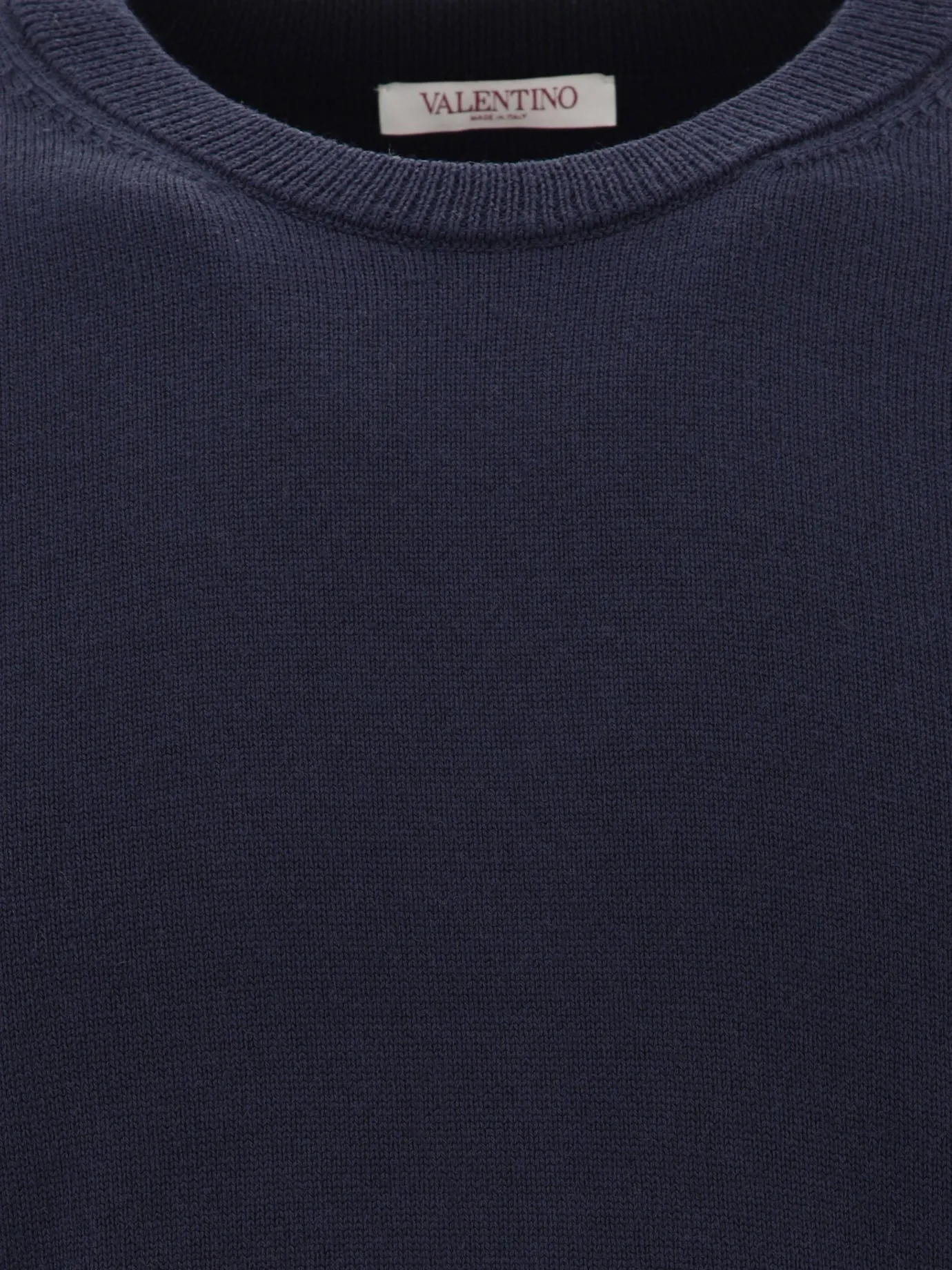 Sweater With Rubberised V Detail Knitwear Blue sold by Wanan Luxury product image thumbnail 3
