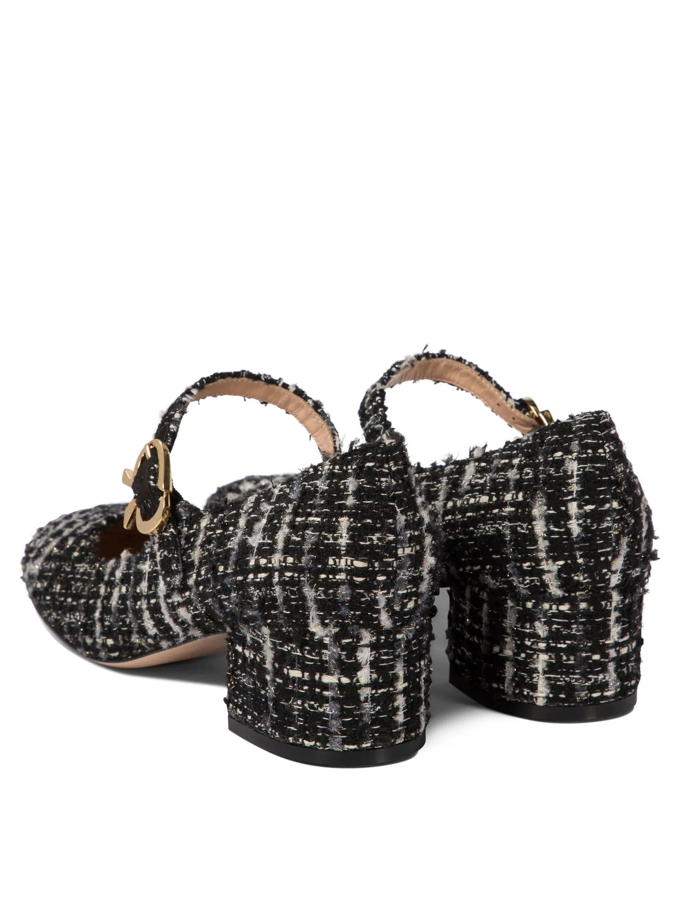 Mary Ribbon Heeled Shoes Black sold by Wanan Luxury product image thumbnail 4