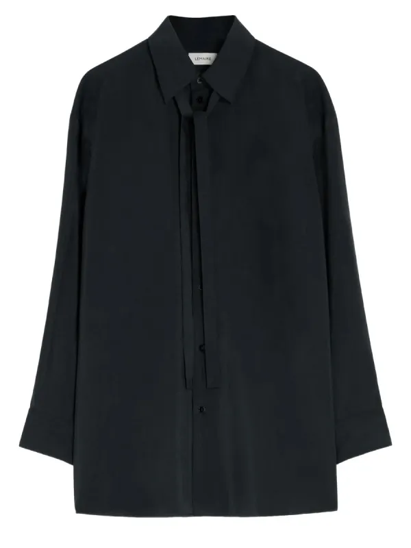 Long Shirt With Tie made by Lemaire