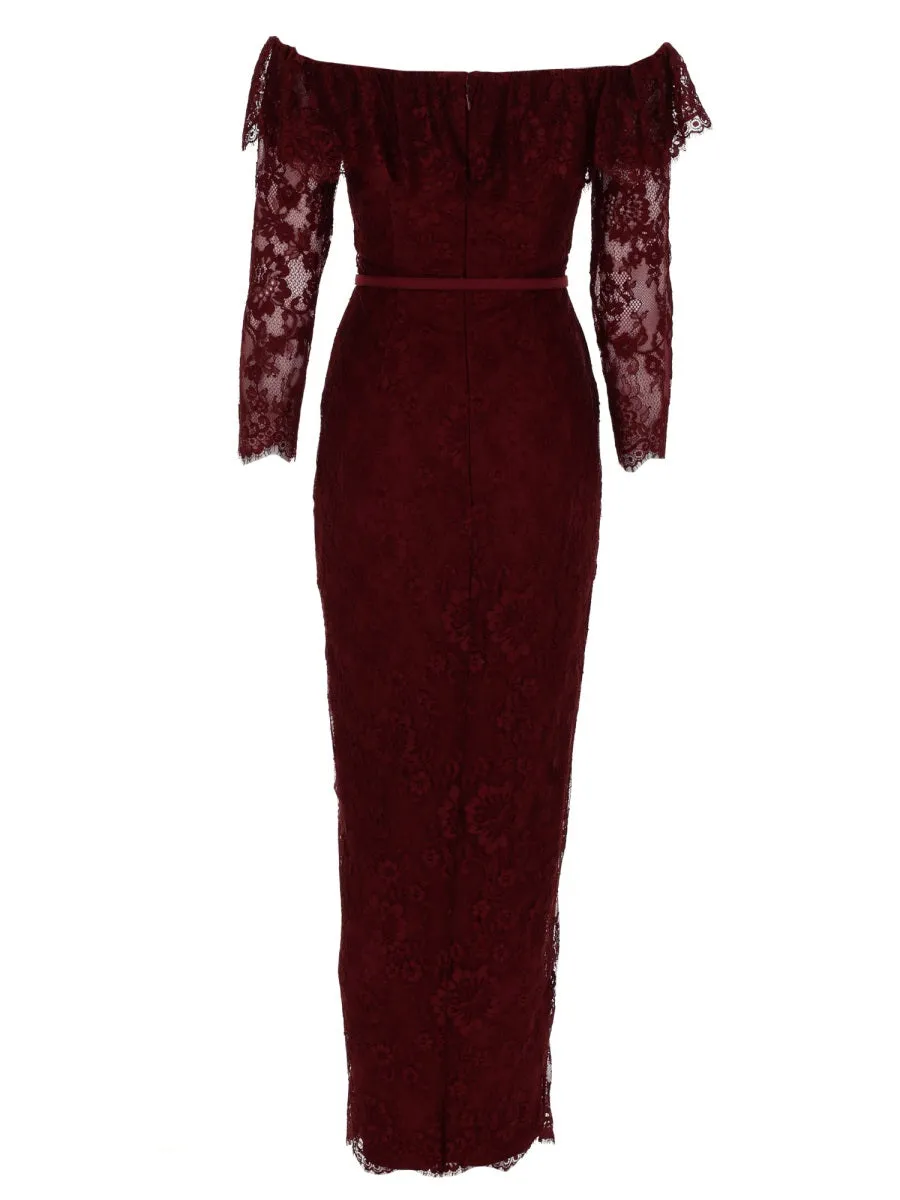 Lace Dress With Jewel Buttons sold by Wanan Luxury product image thumbnail 2