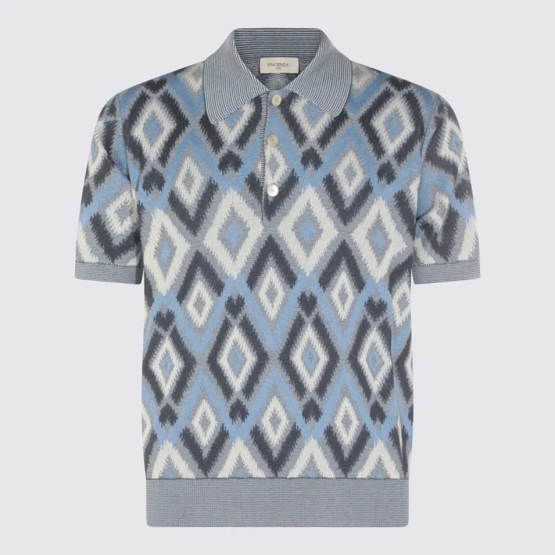 T-Shirts And Polos Blue And Green made by Wanan Luxury