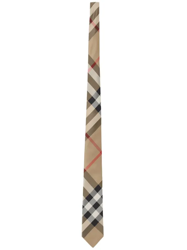Silk "Check" Tie made by Burberry