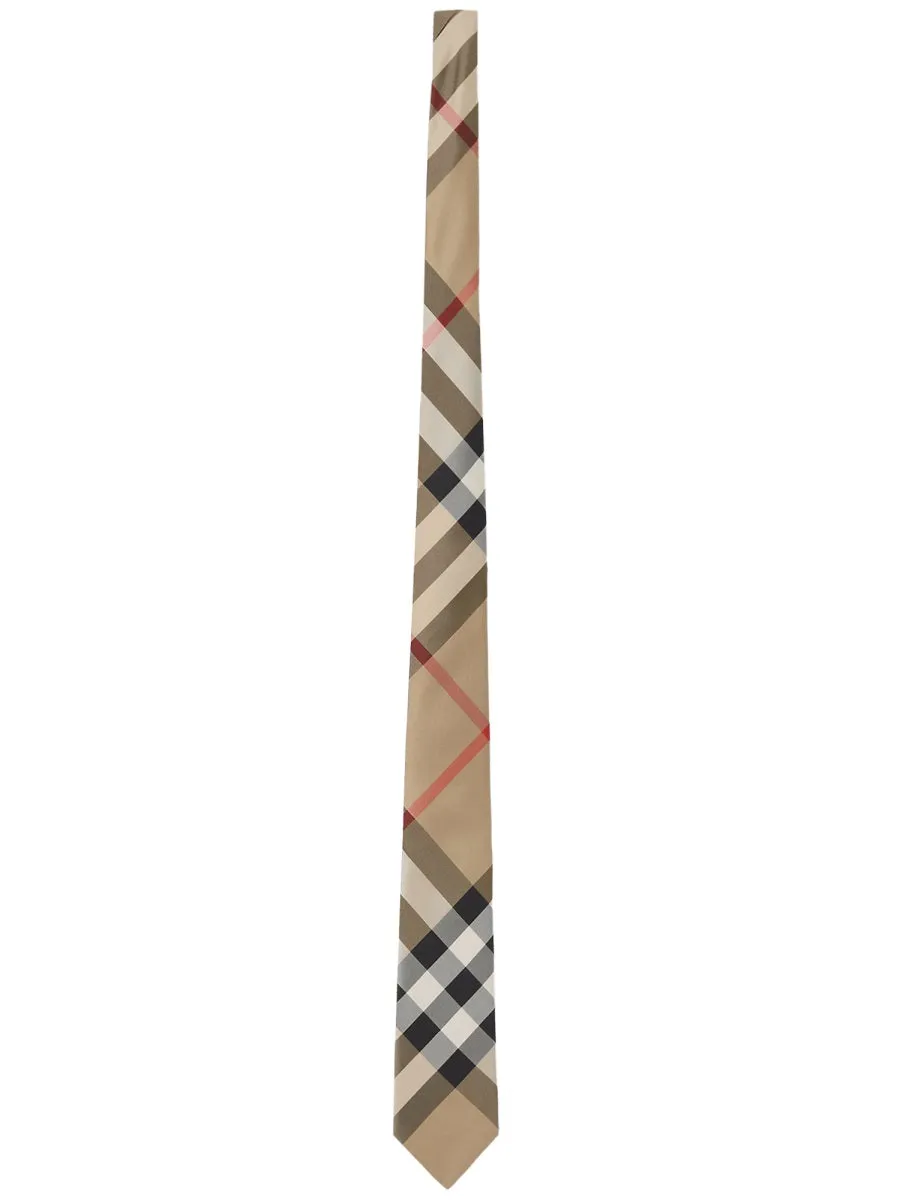 Silk "Check" Tie sold by Wanan Luxury