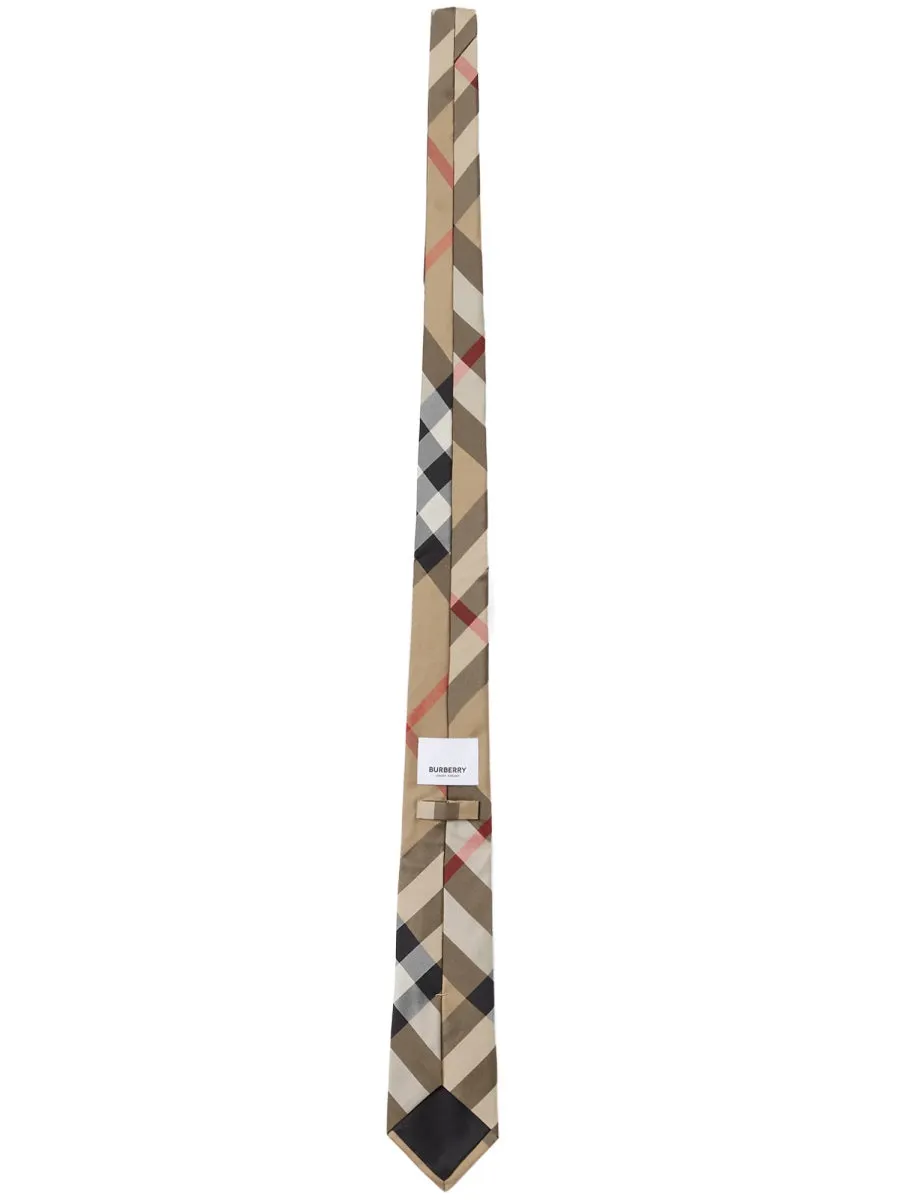 Silk "Check" Tie sold by Wanan Luxury product image thumbnail 2