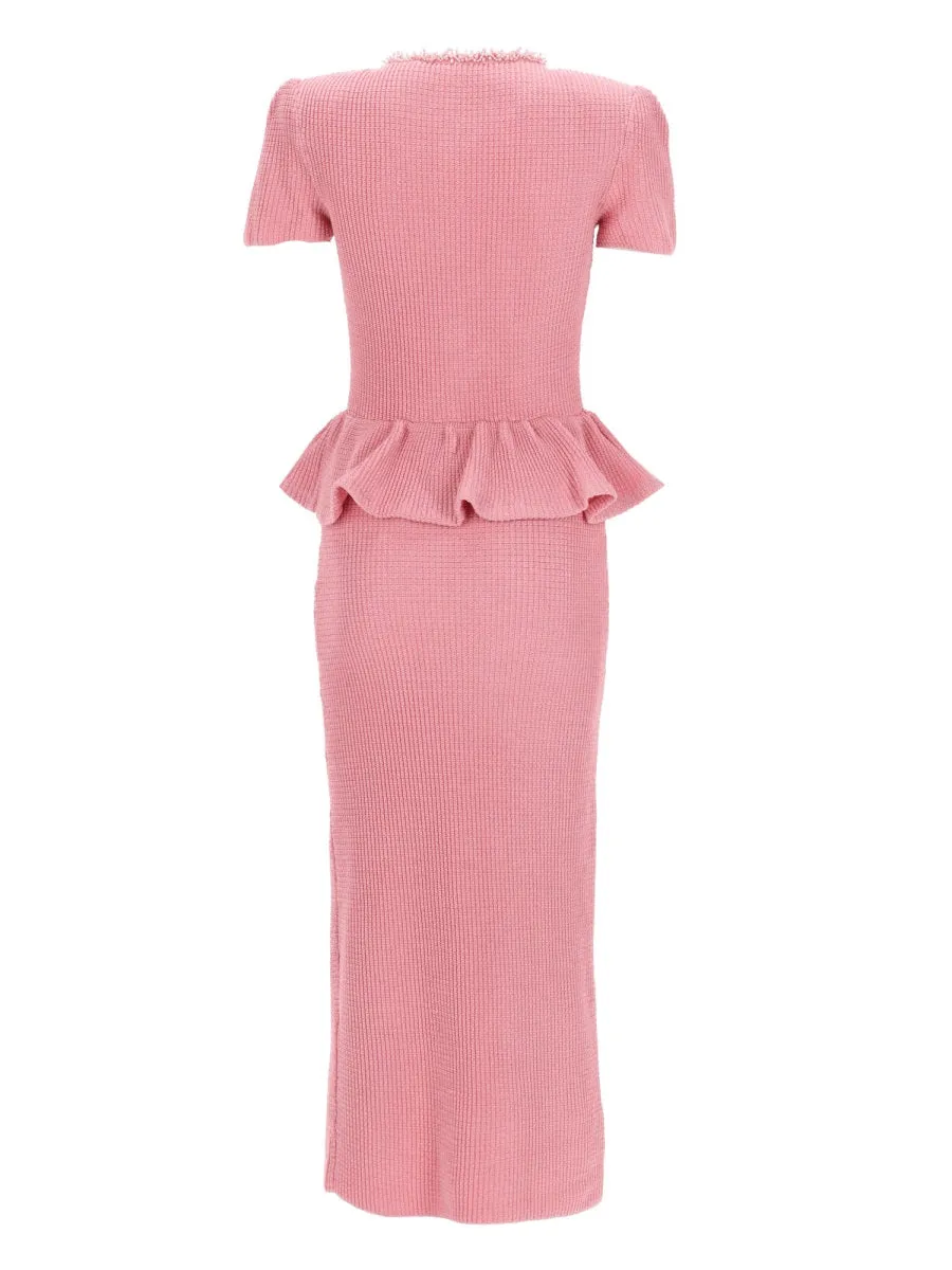 Midi Dress With Peplum And Beading sold by Wanan Luxury product image thumbnail 2