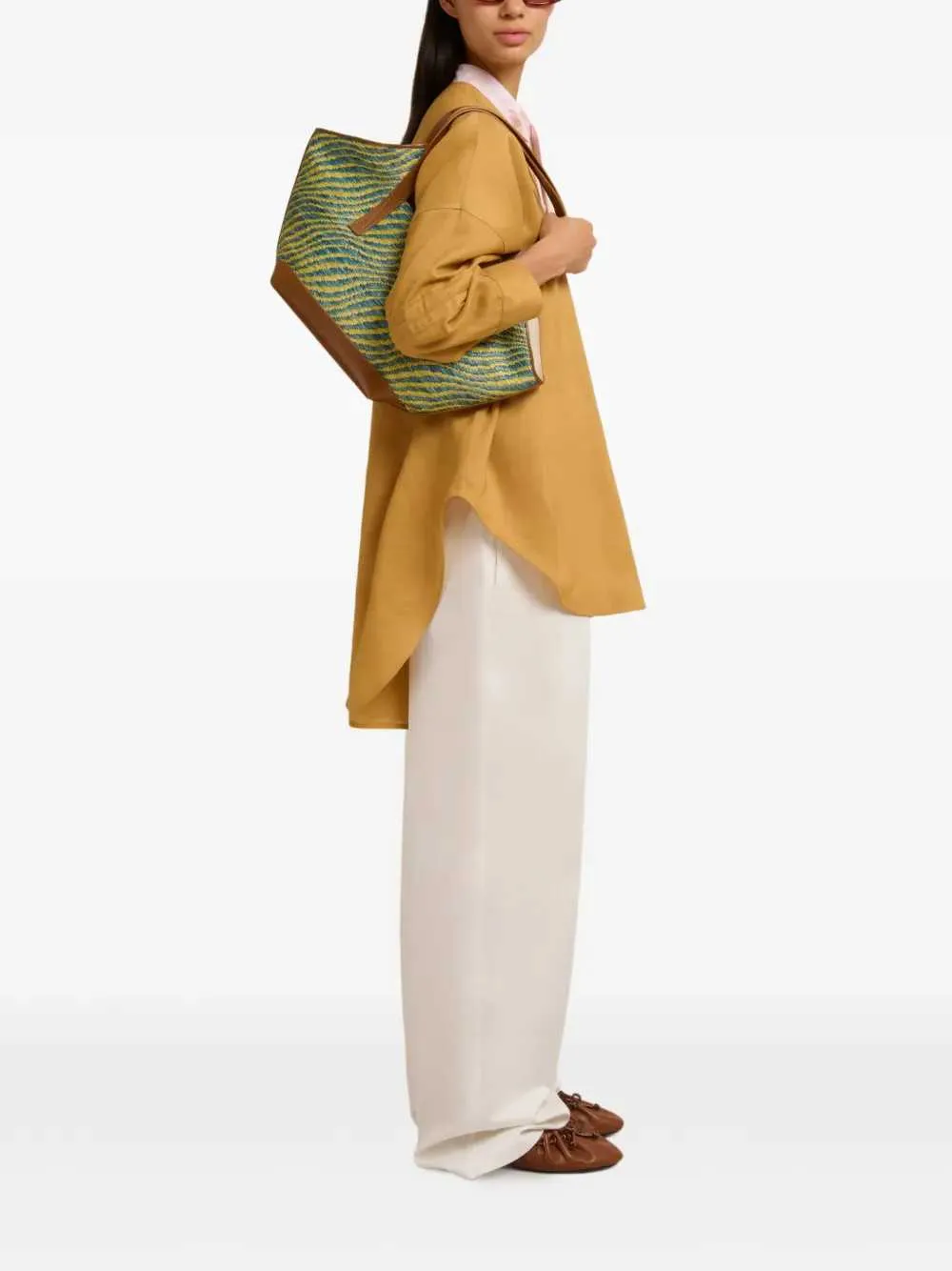 Two-Tone Tote Bag sold by Wanan Luxury product image thumbnail 5