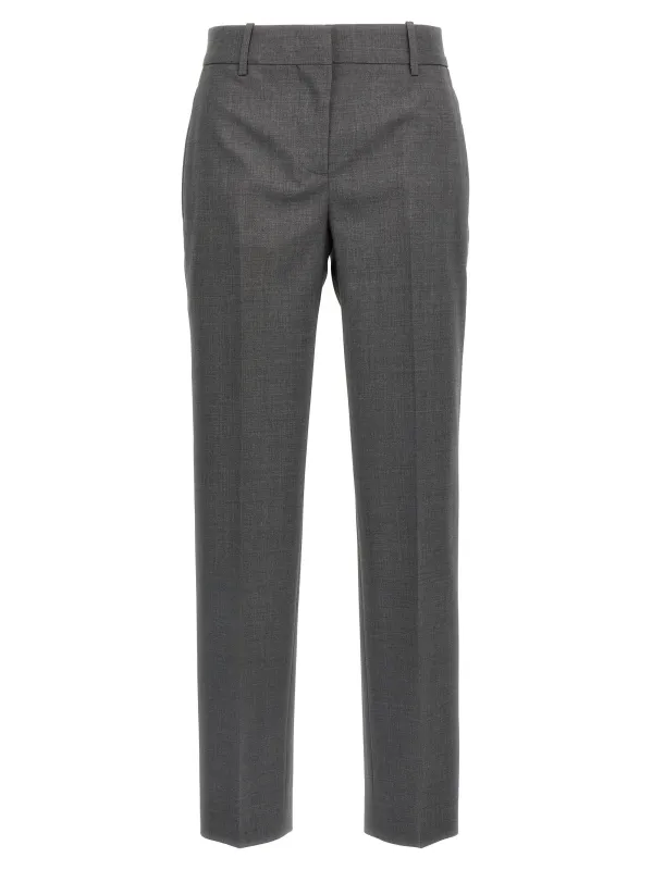 Wool Pants Gray made by Ermanno Scervino