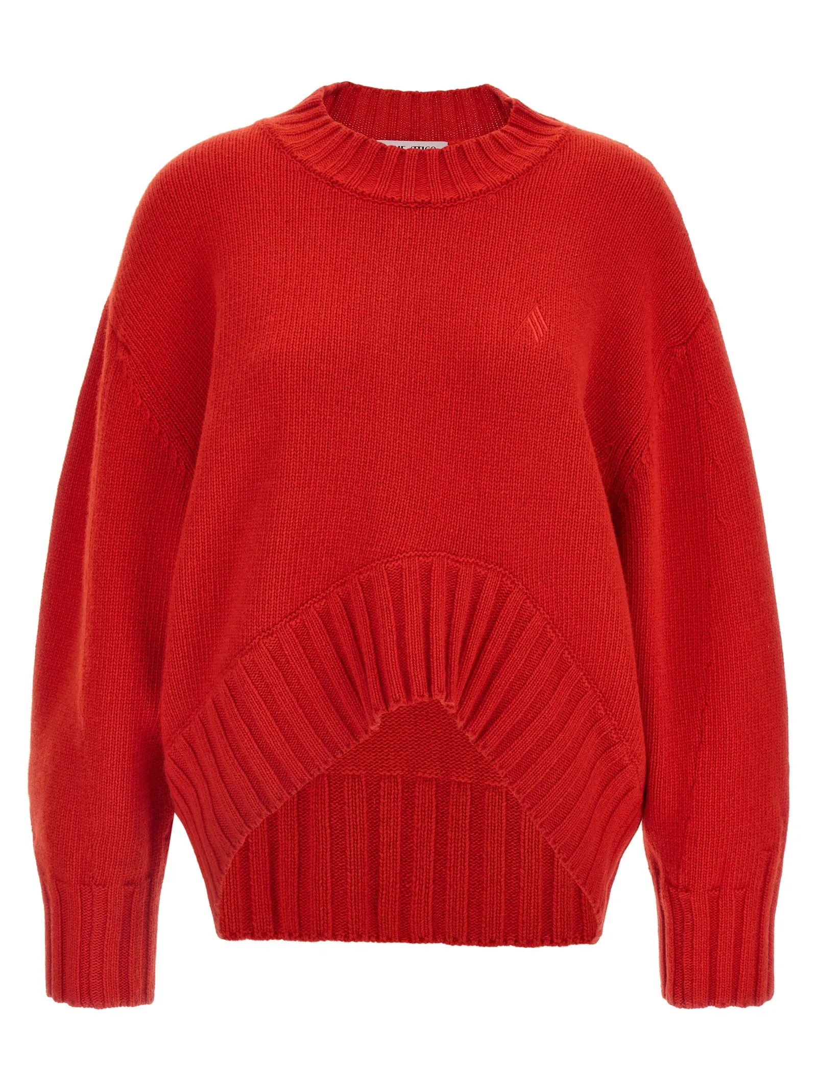 Asymmetrical Hem Sweater Sweaters And Cardigans Red sold by Wanan Luxury