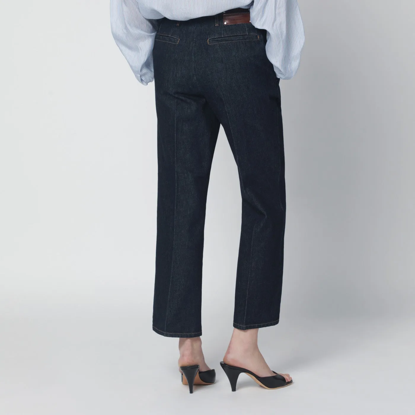 Indigo Denim Trousers sold by Wanan Luxury product image thumbnail 2
