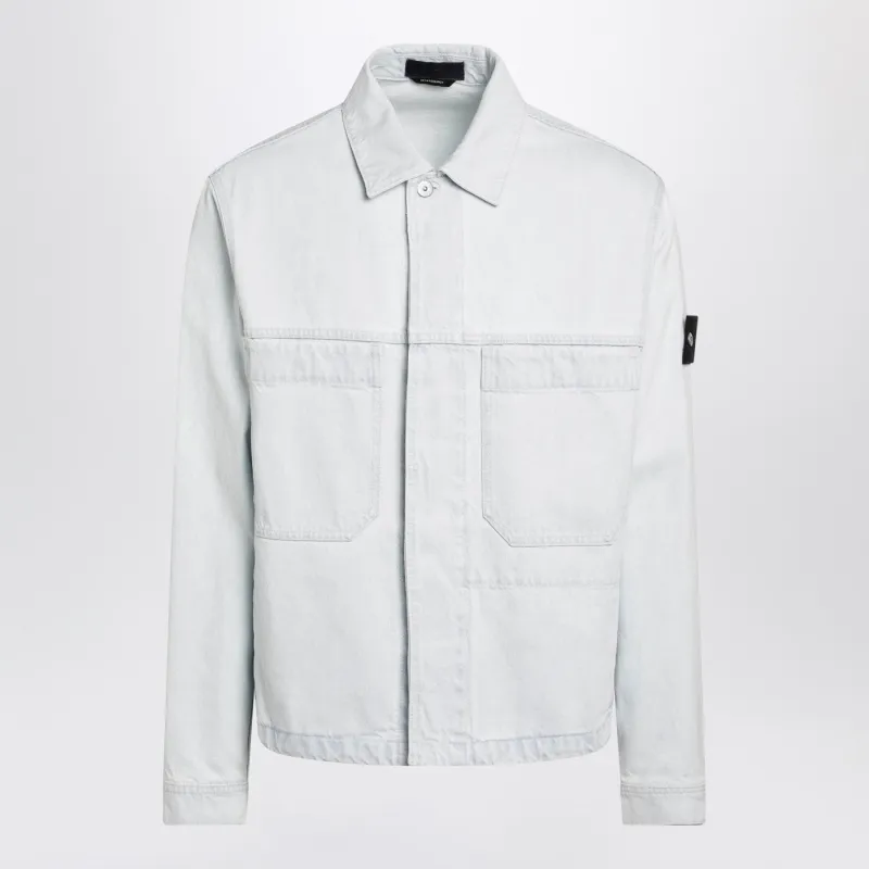 Light Blue Denim Jacket made by Stone Island