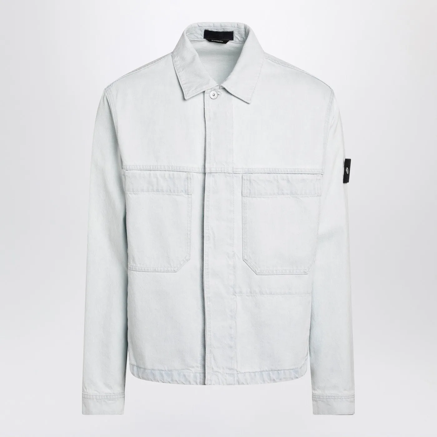 Light Blue Denim Jacket sold by Wanan Luxury