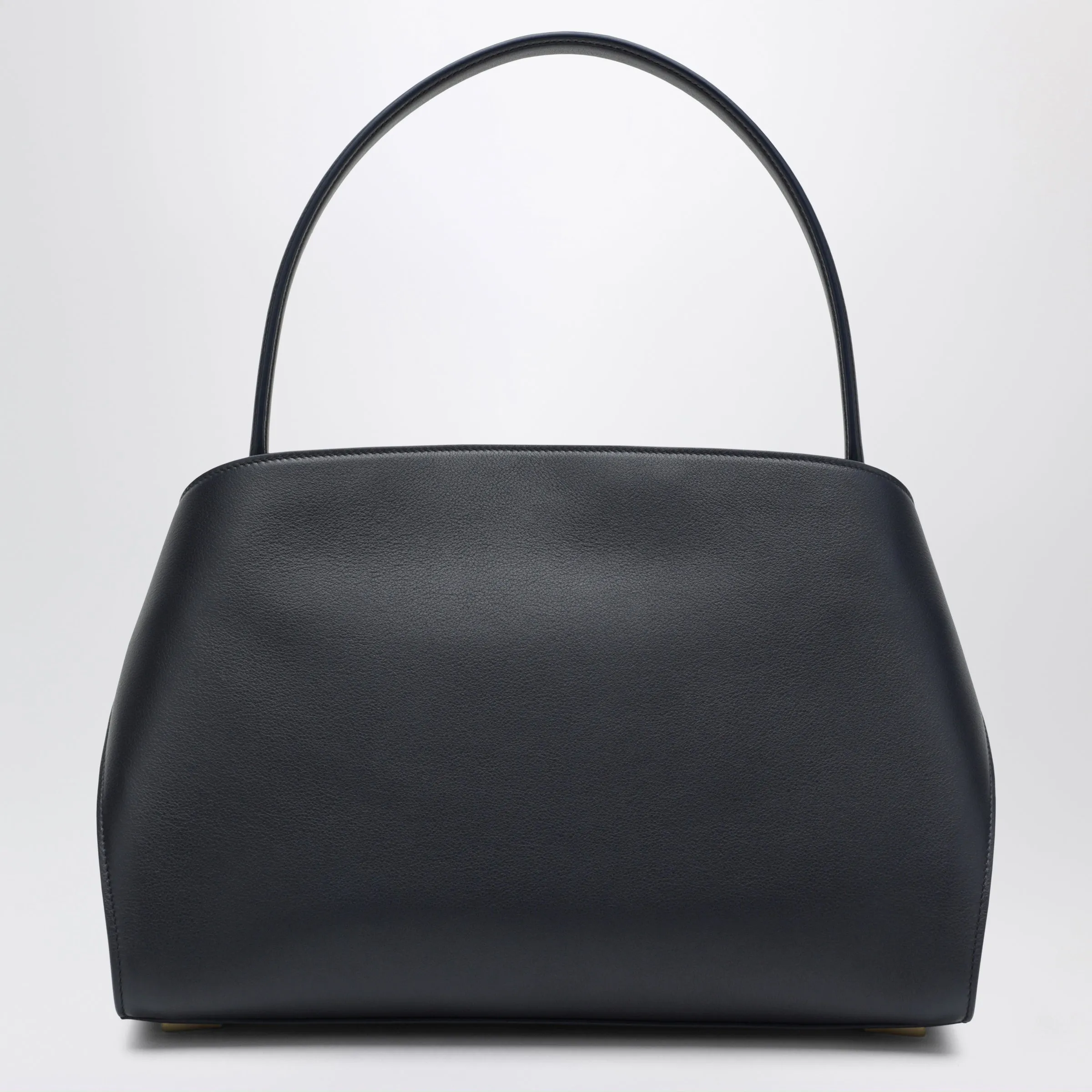 Navy Blue Hug Soft M Handbag In Leather sold by Wanan Luxury product image thumbnail 2