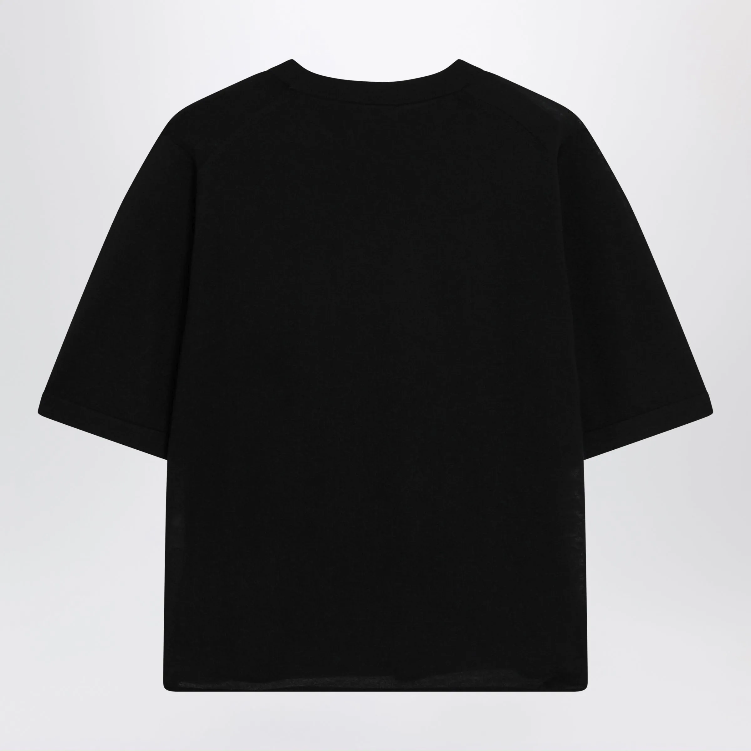 Black Nala Fluid Cashmere Top sold by Wanan Luxury product image thumbnail 2