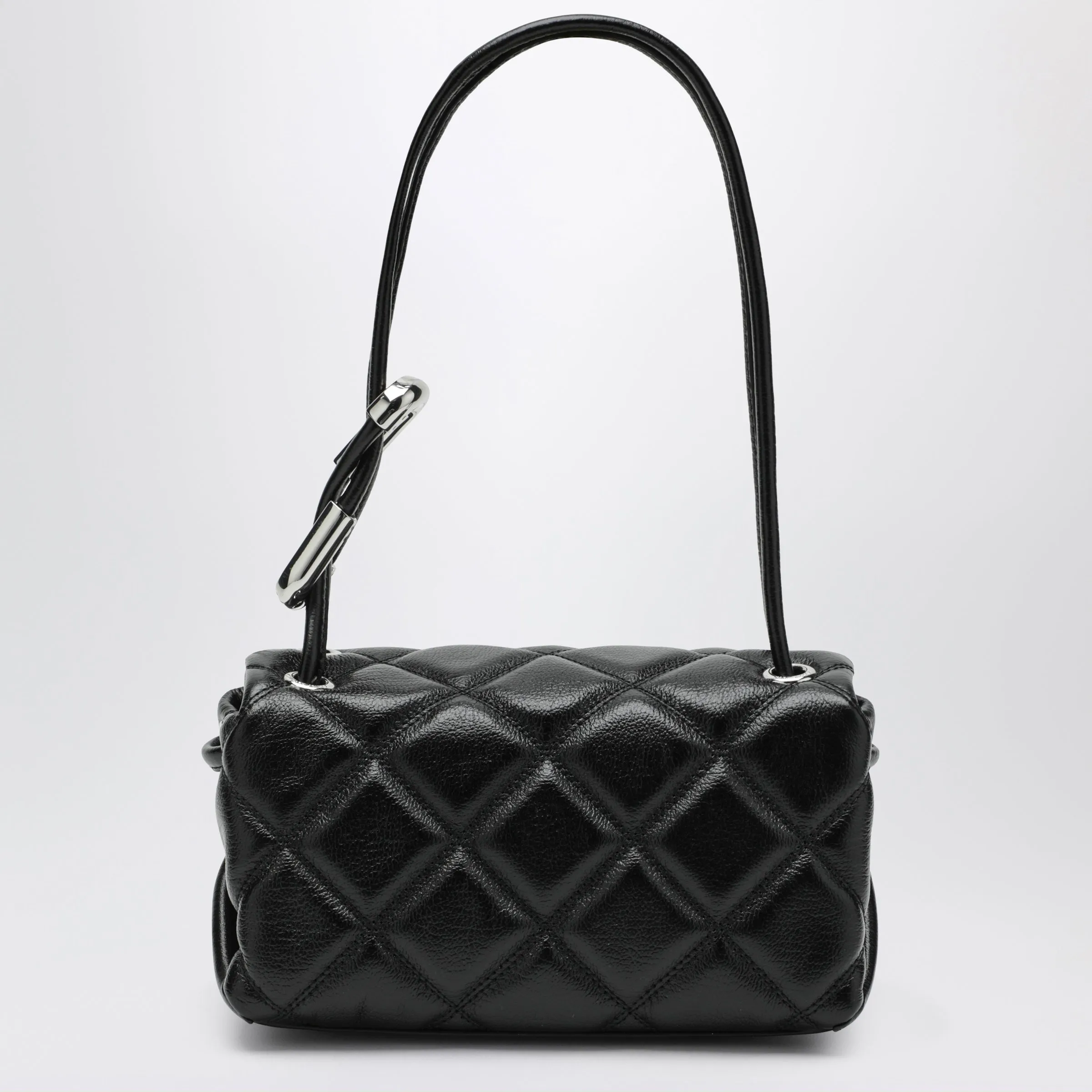 Black Quilted Mini Dual Bag sold by Wanan Luxury product image thumbnail 2