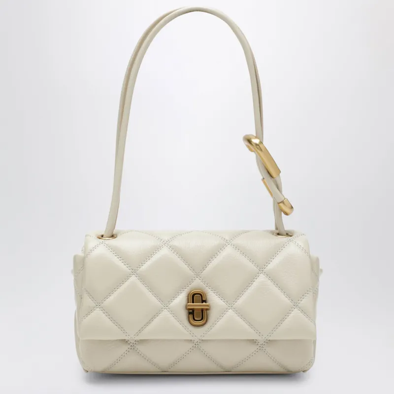 White Quilted Mini Dual Bag made by Marc Jacobs