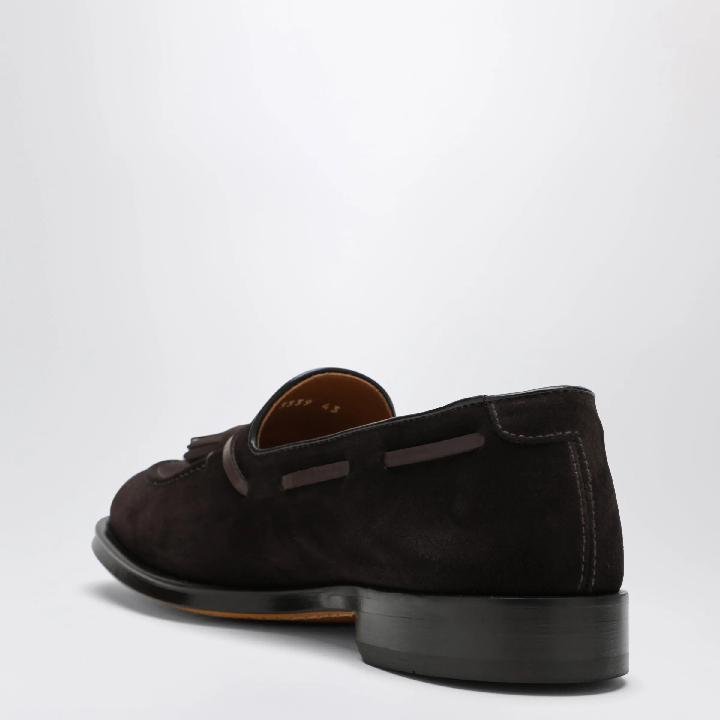Brown Suede Tassel Loafers sold by Wanan Luxury product image thumbnail 2