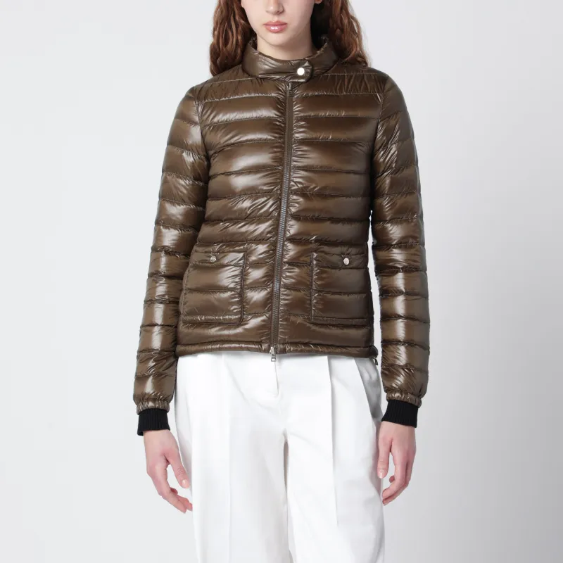 Military Green Ultralight Nylon Bomber Jacket made by Herno