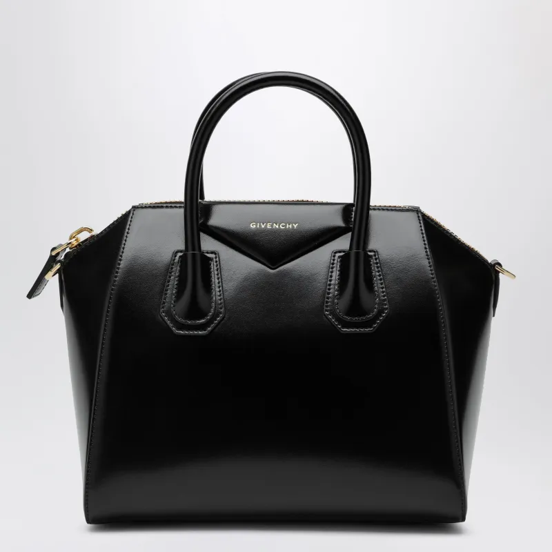 Small Black Antigona Bag In Leather made by Givenchy
