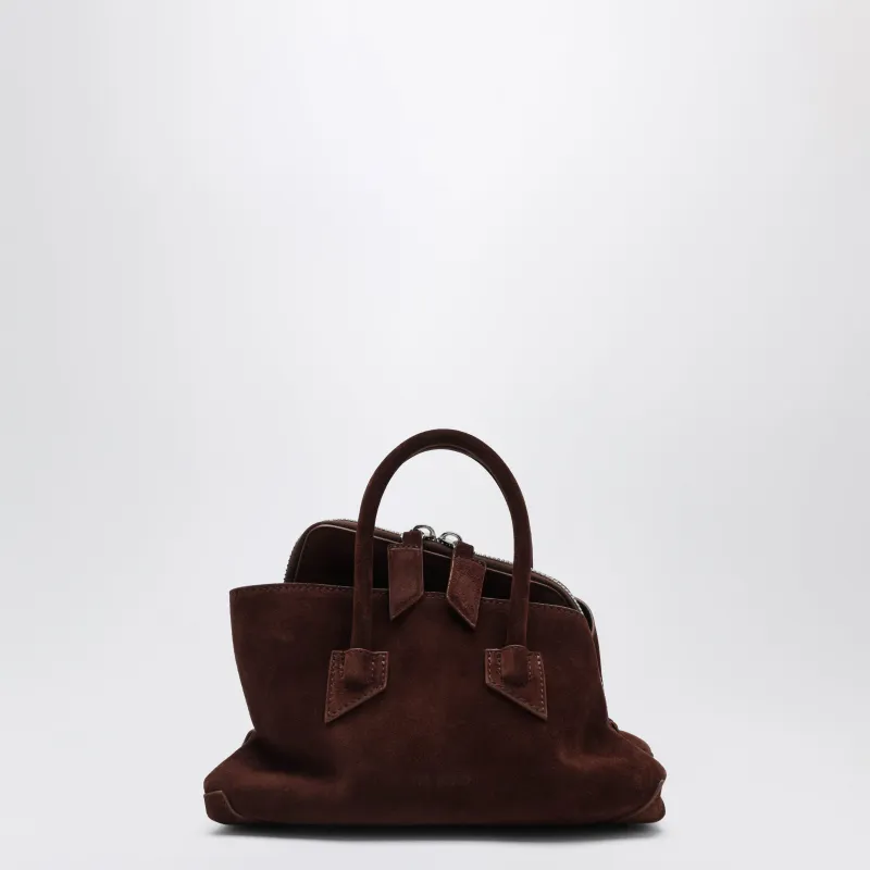 Brown Suede La Passeggiata Mini Bag sold by Wanan Luxury