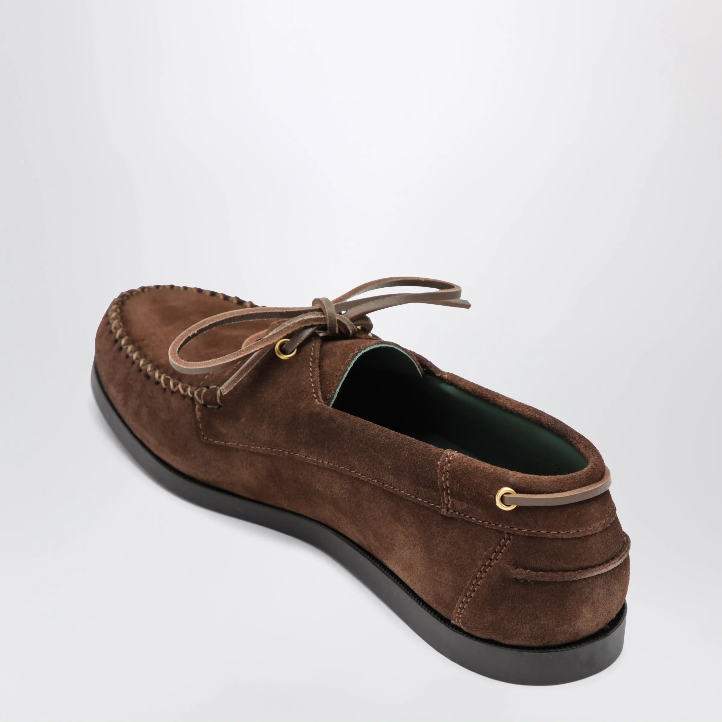 Brown Boat Shoe In Suede sold by Wanan Luxury product image thumbnail 2