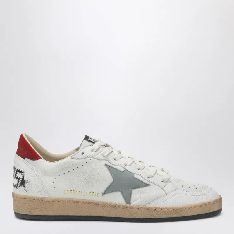 Ballstar Sneakers White/Blue/Red made by Golden Goose