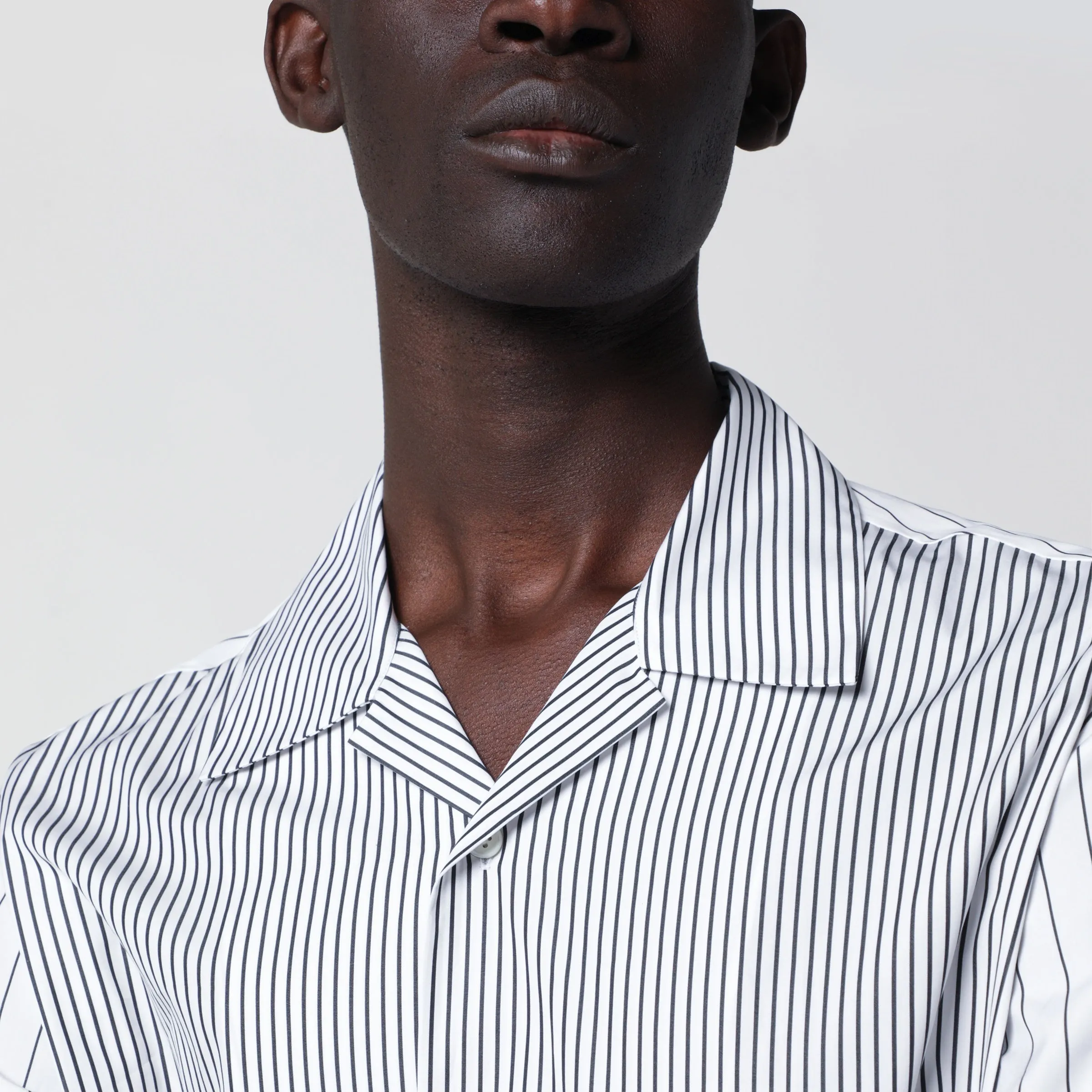 Shirt In Lightweight Striped Cotton sold by Wanan Luxury product image thumbnail 2