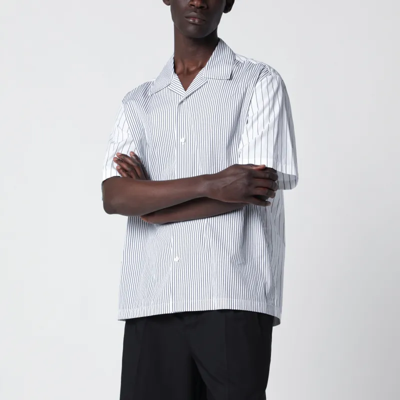 Shirt In Lightweight Striped Cotton made by Jil Sander