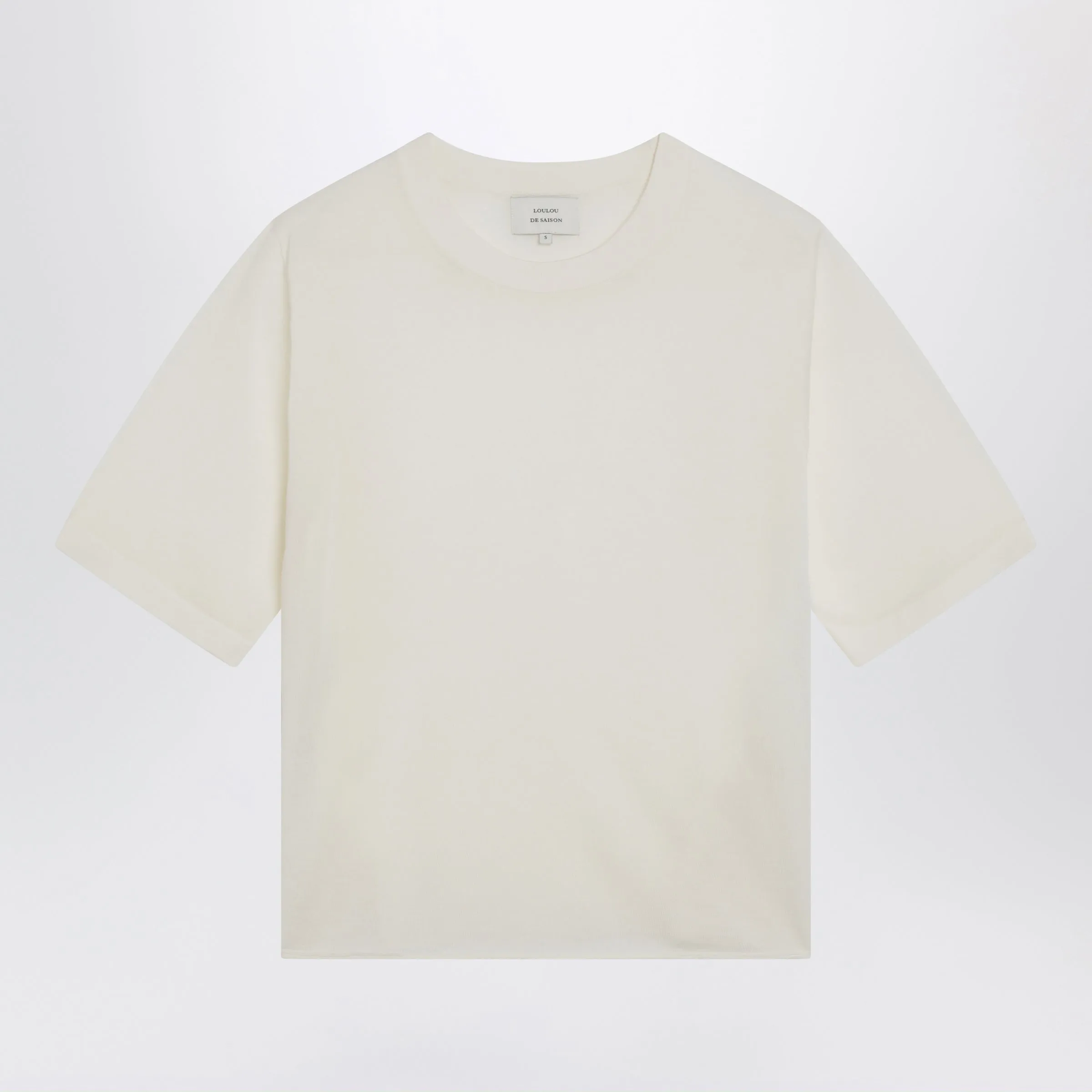 Ivory Nala Fluid Cashmere Top sold by Wanan Luxury