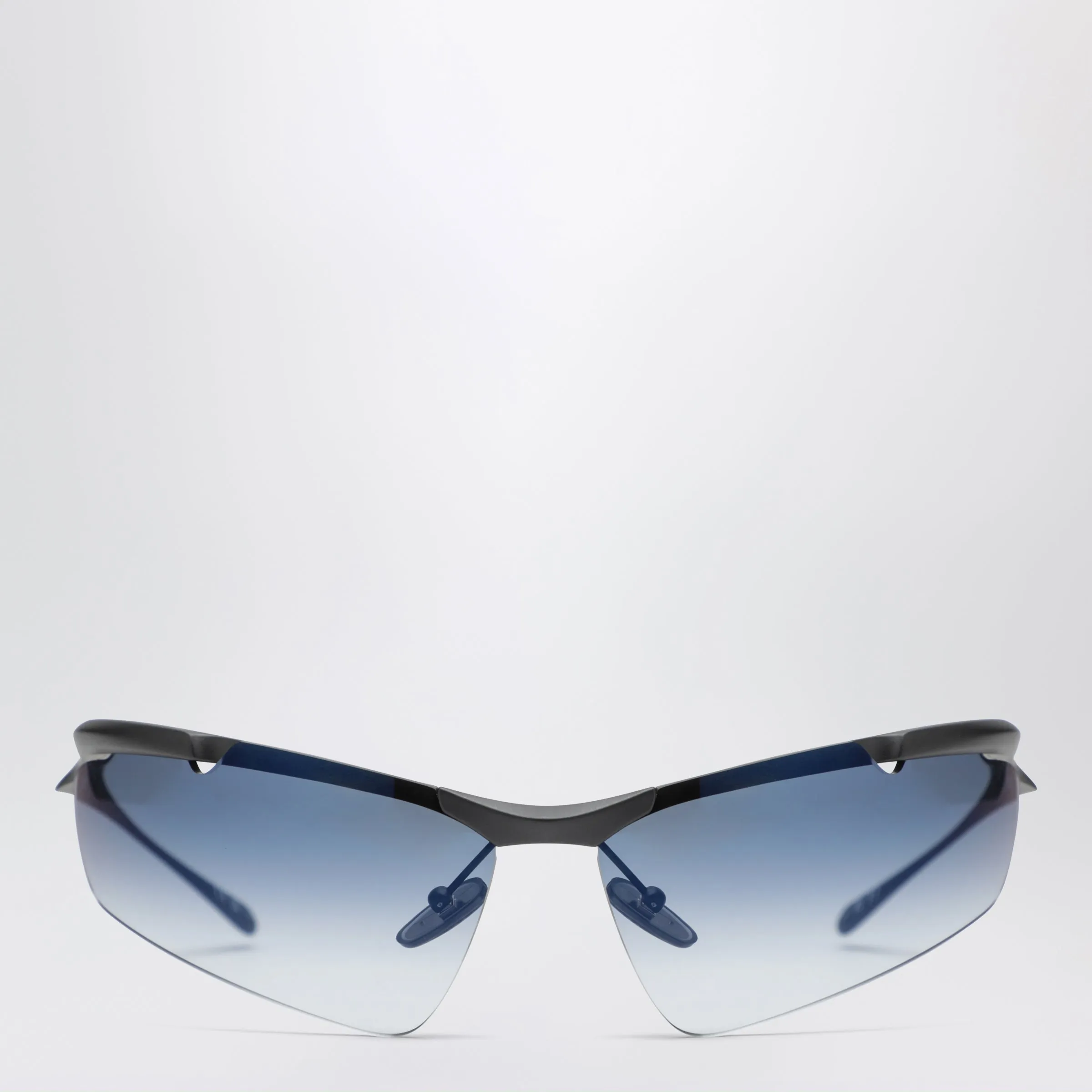 Cat-Eye Boomerang Mirror Blue Sunglasses sold by Wanan Luxury