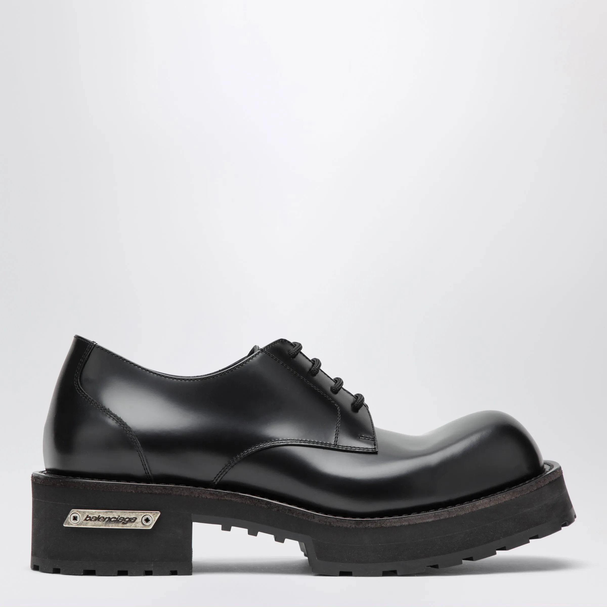 Denom Derby Shoes In Calfskin Leather sold by Wanan Luxury
