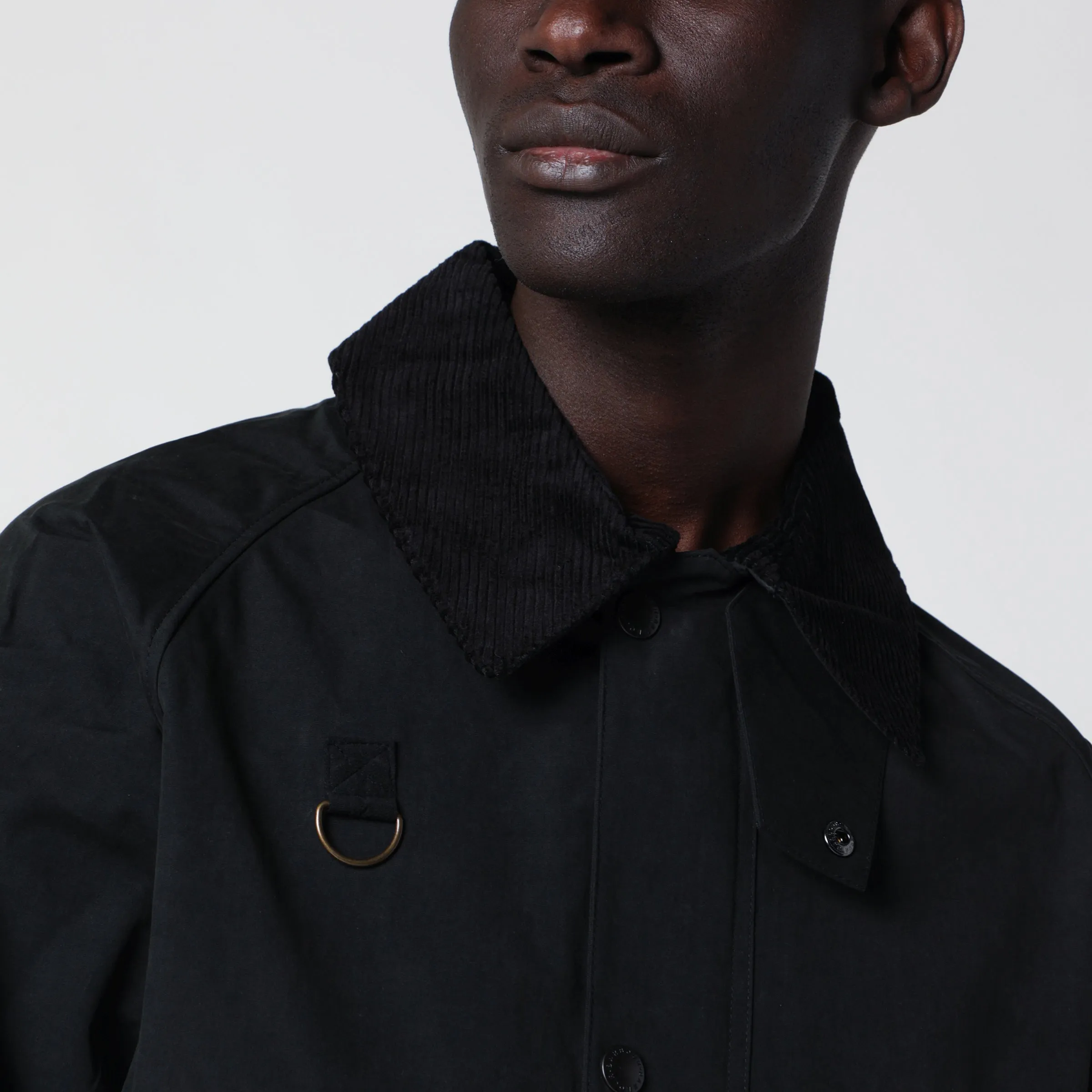 Black Spey Jacket In Cotton Blend sold by Wanan Luxury product image thumbnail 2