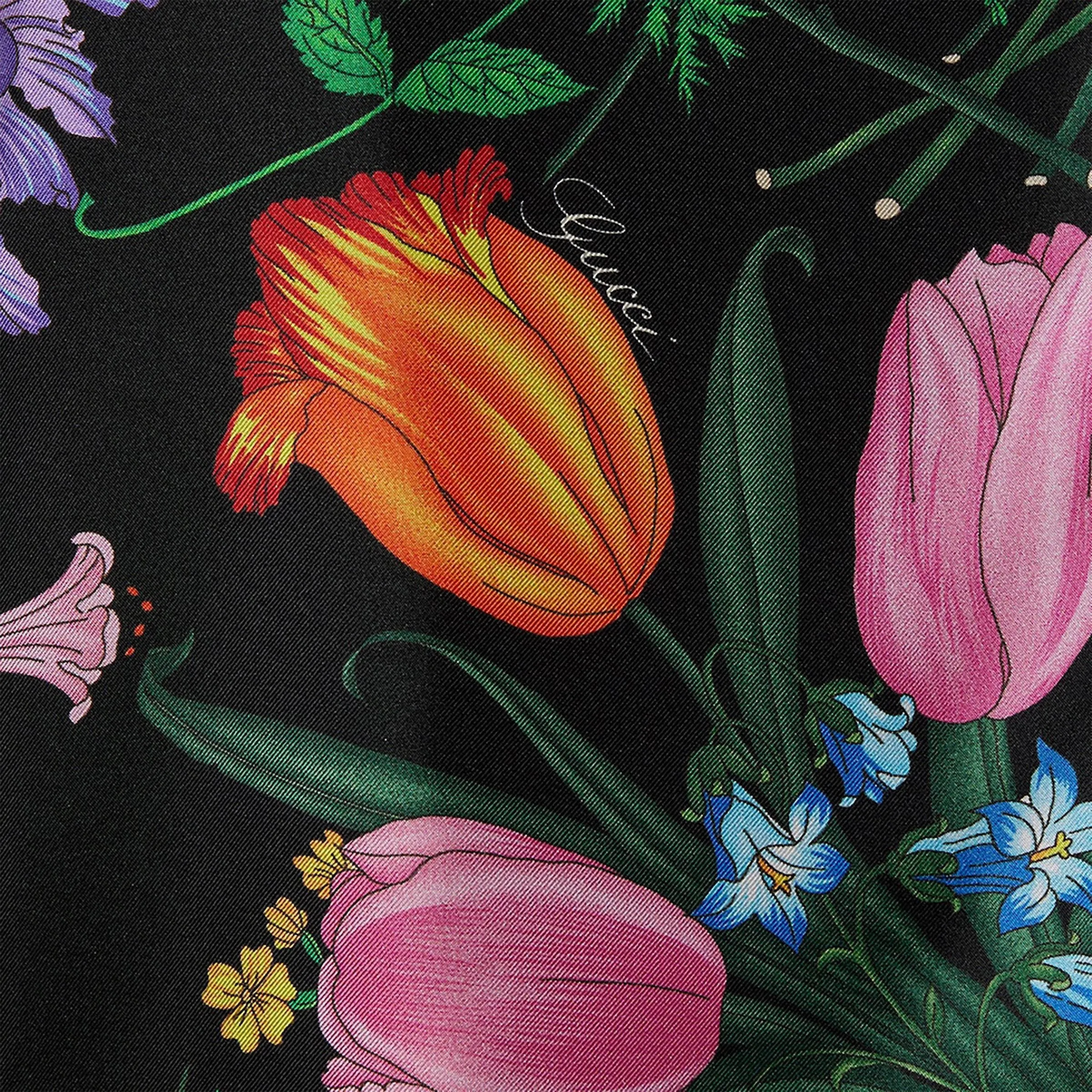 Silk Twill Shirt With Flora Print sold by Wanan Luxury product image thumbnail 2