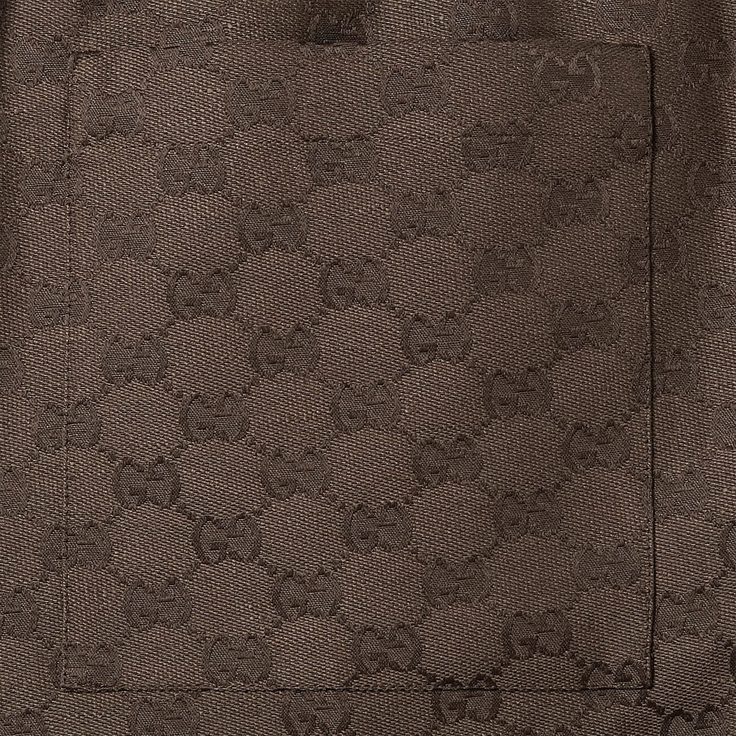 Shorts In Gg Linen Blend Fabric sold by Wanan Luxury product image thumbnail 2