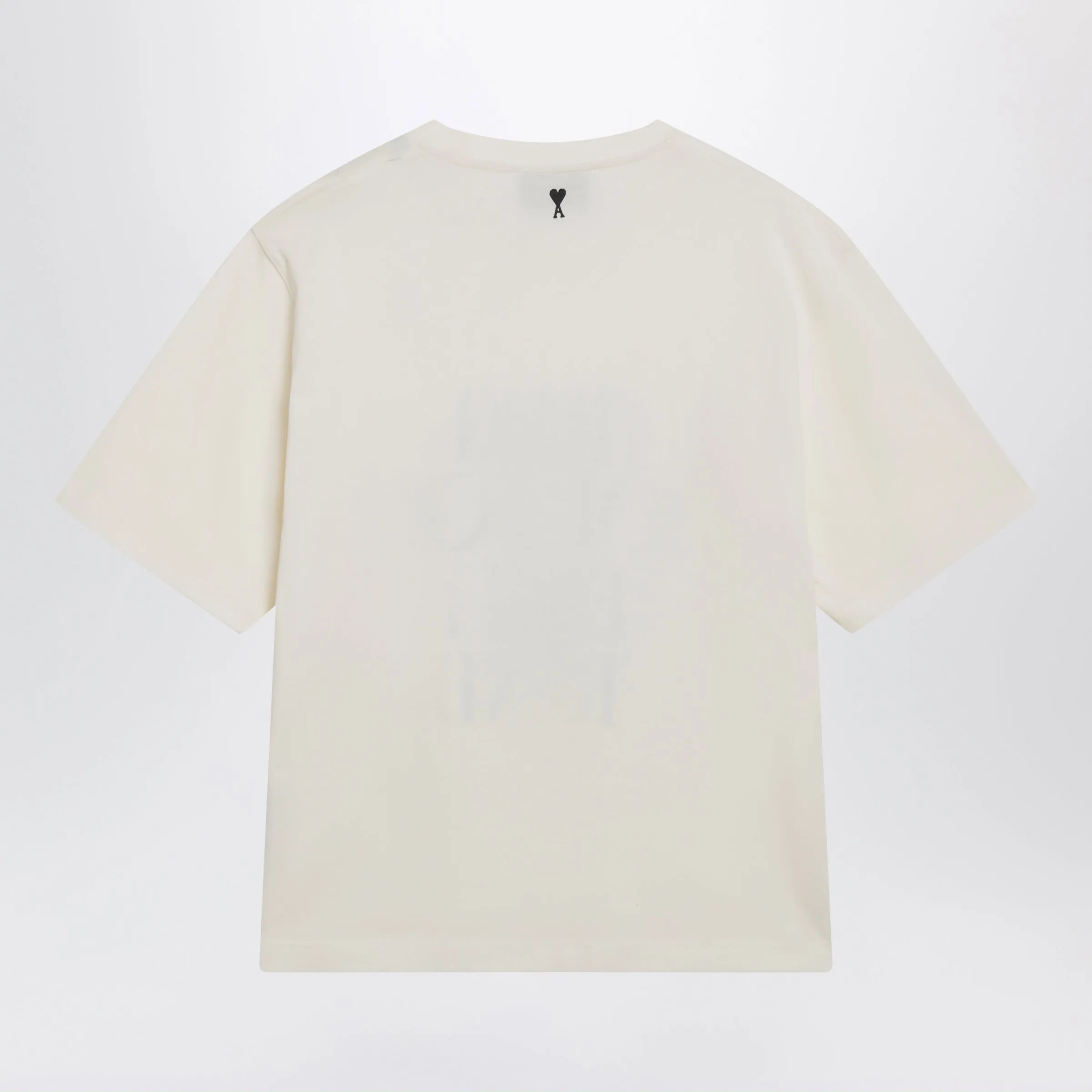 Cream White T-Shirt In Heavy Cotton Jersey sold by Wanan Luxury product image thumbnail 2