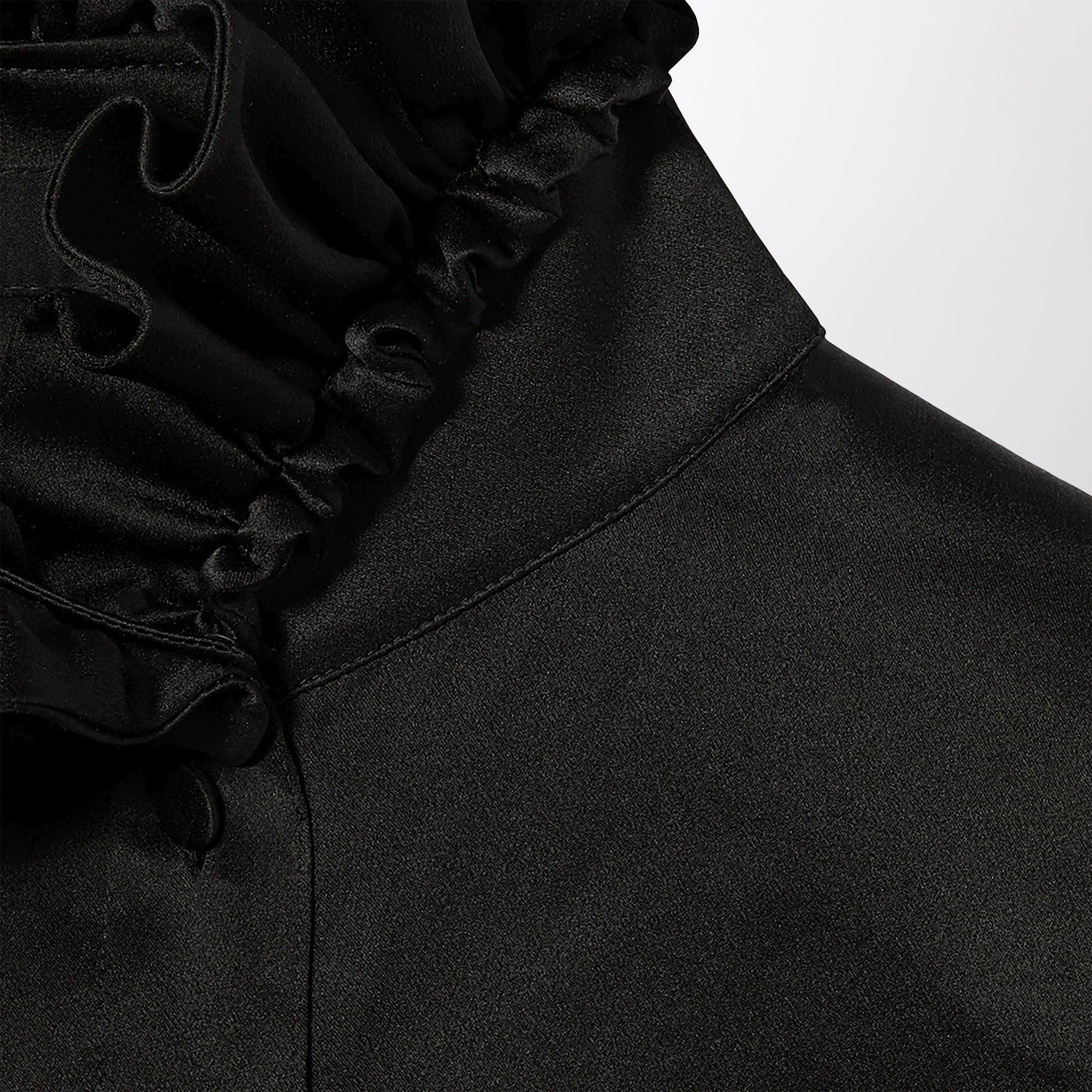 Silk Satin Shirt With A Knotted Bow sold by Wanan Luxury product image thumbnail 2