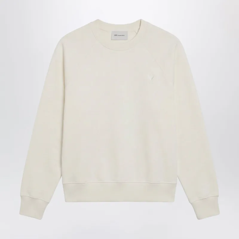 Cream Ami De Coeur Sweatshirt sold by Wanan Luxury