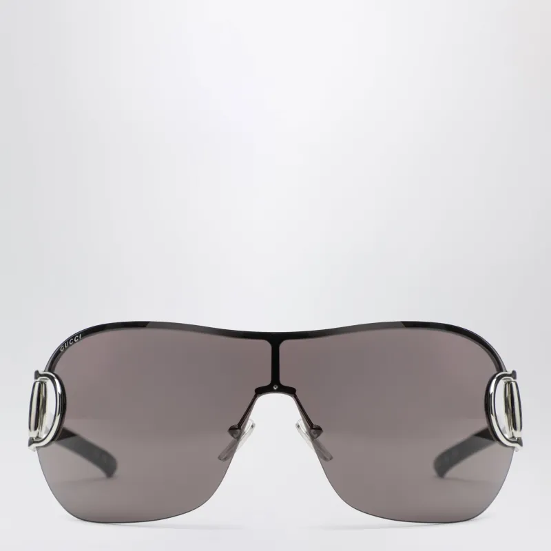 Mask Sunglasses With Horsebit Detail sold by Wanan Luxury