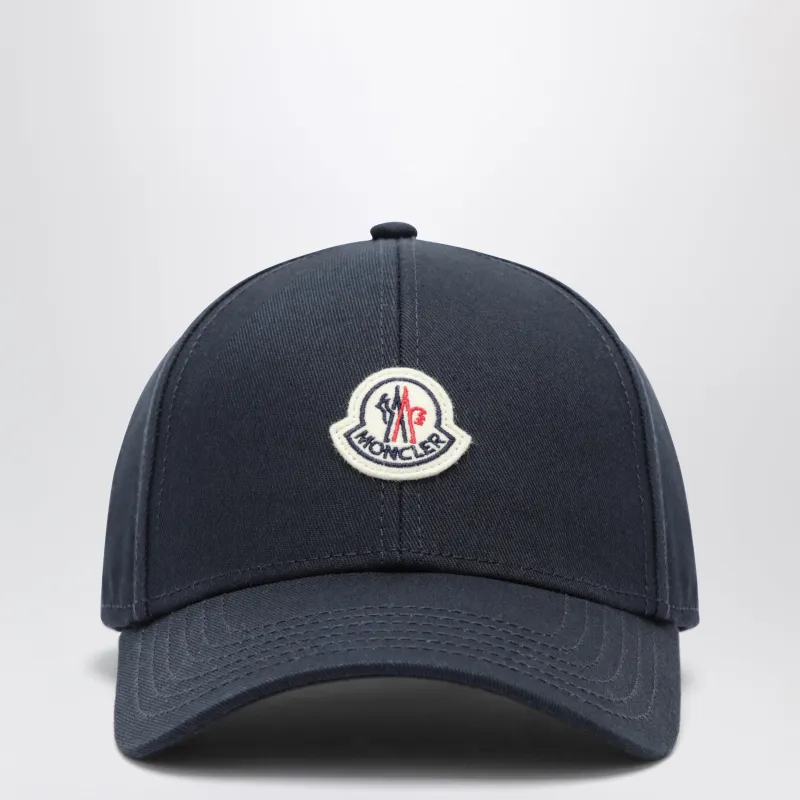 Navy Blue Baseball Cap With Logo Patch sold by Wanan Luxury