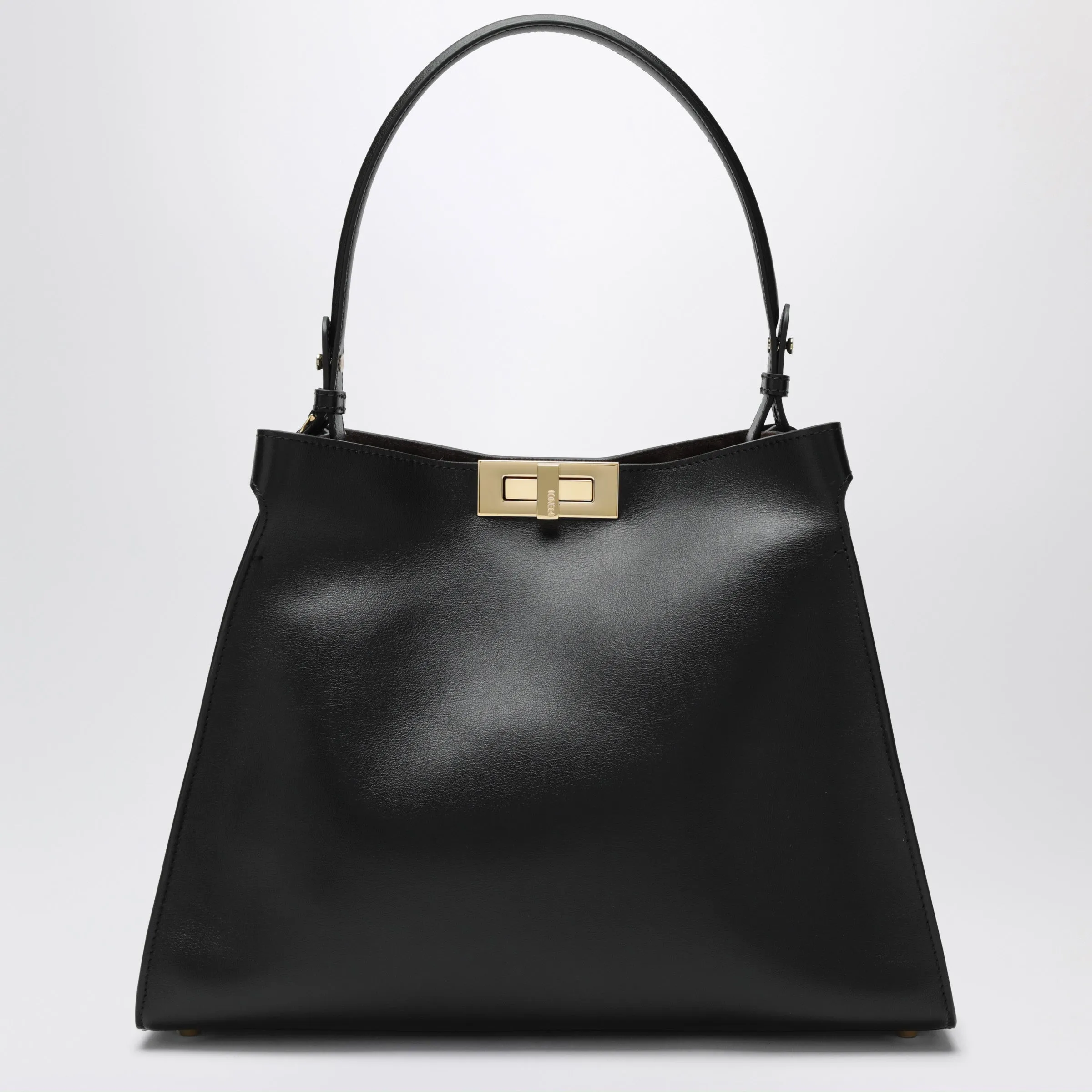 Fendi Way Medium Bag In Black Leather And Chocolate Suede sold by Wanan Luxury